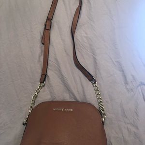 Brown Michael Kors Crossbody Purse